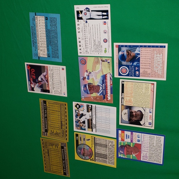 Sammy Sosa Baseball Card Collection 90-93 Topps Donruss Classic Score Fleer - Picture 2 of 2